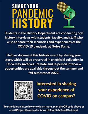 Covid Oral History Poster